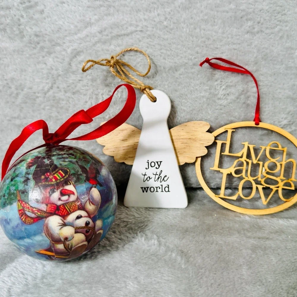 Christmas‎ Ornaments Cottagecore Boho Angel 